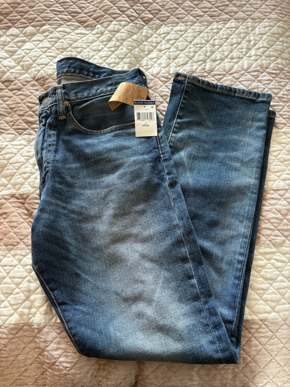 Ralph Lauren Men's Medium Blue Straight-Leg Jeans